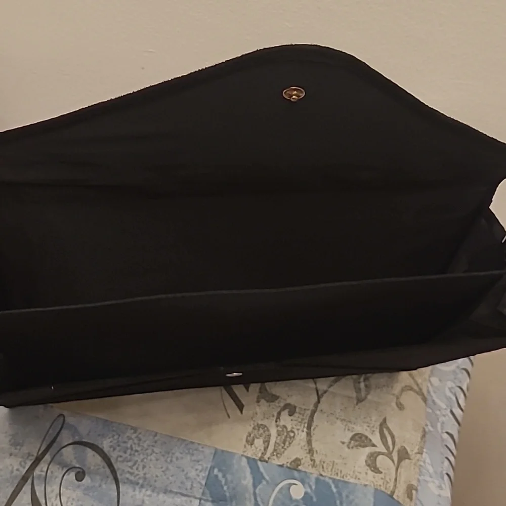 NWT Black Suede Portfolio